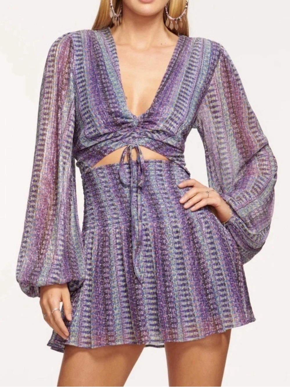 Ramy Brook Georgia cut out mini dress XS